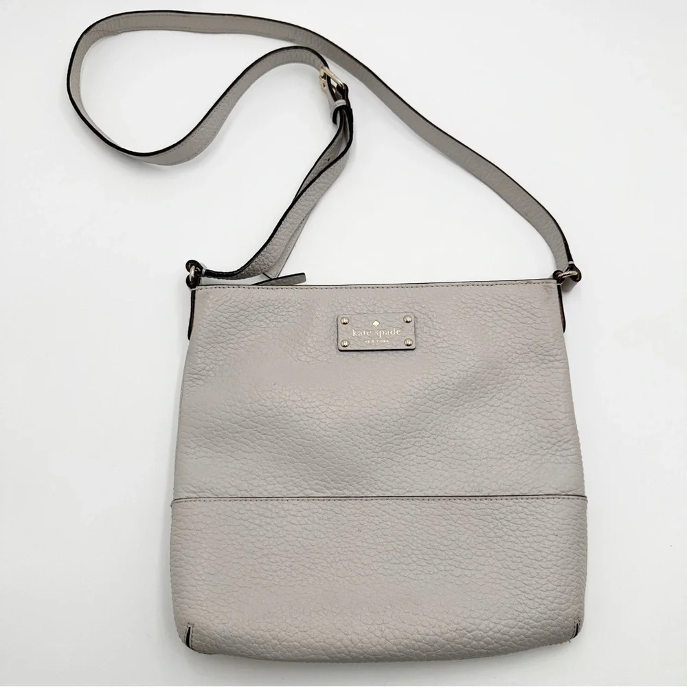 Kate Spade Bay Street Cora Crossbody Gray